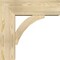 Ekena Millwork Thorton Block Rough Sawn Bracket w/ Offset Brace, Douglas Fir, 8"W x 24"D x 24"H BKT0806X24X24THR05RDF - alternate 3